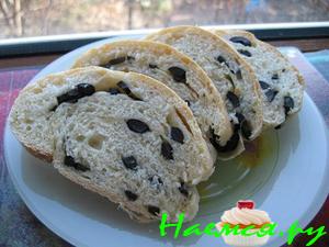 Оливковый хлеб-батон