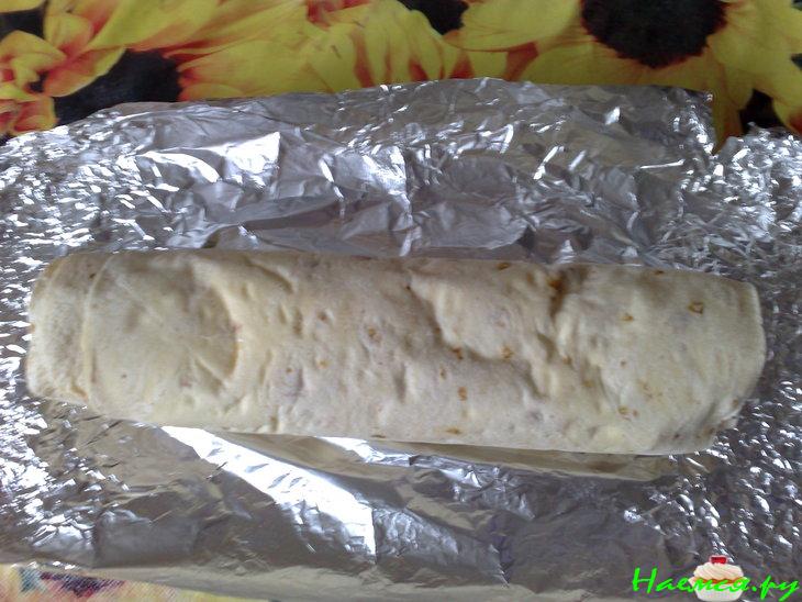 Лаваш с семгой и с сыром&nbsp; 