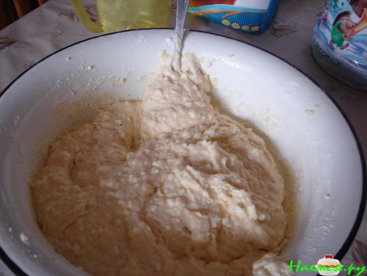 Творожно-абрикосовый пирог с черешней Творожно-абрикосовый пирог с черешней