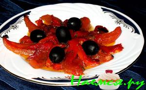 Салат "Красное и черное"