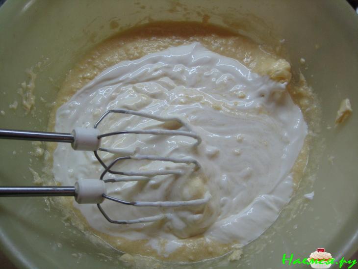 Песочный пирог с ревнем