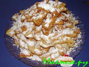 Хворост на сметанке с водкой