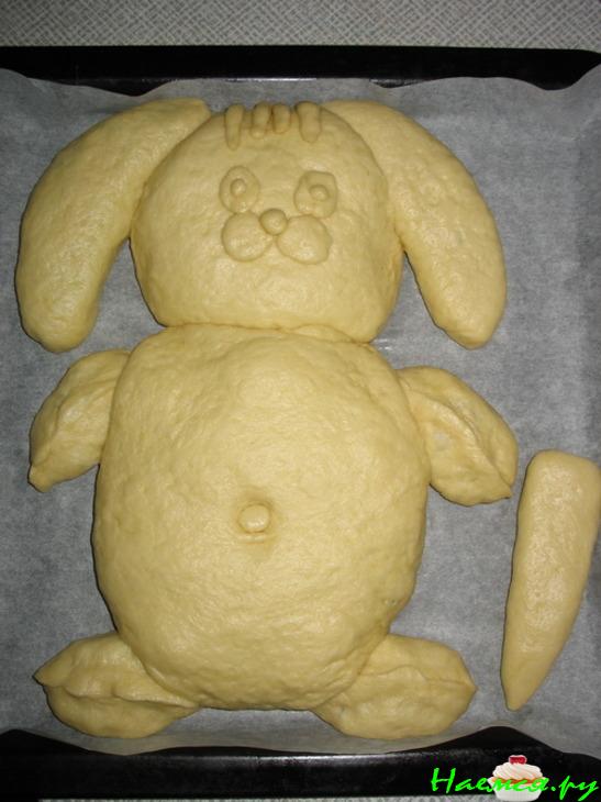 Пирог "Зайка с морковкий" с разной начинкой