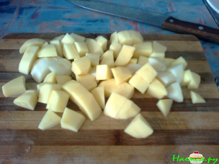 Суп "Сырный" с куриными крыльями