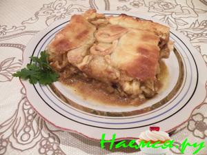 Мясной слоеный пирог Мясной слоеный пирог