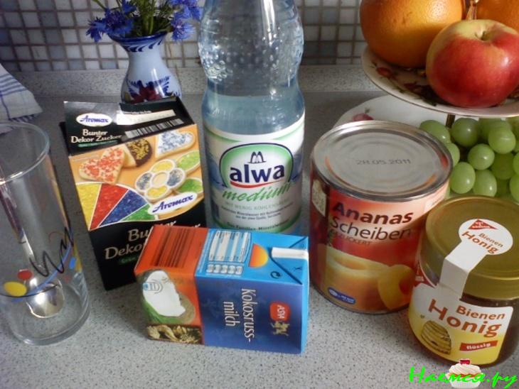 Коктейль 'Пальмовый поцелуй'