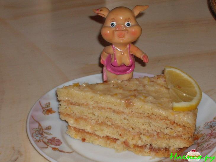 Торт "Лимонник" (дамский, поздравительный)