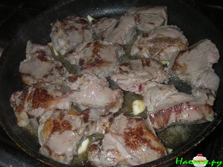 Рагу из баранины с фасолью и овощами