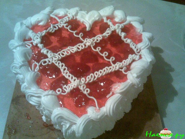 Торт 'Клубничная Валентинка' Торт 'Клубничная Валентинка'