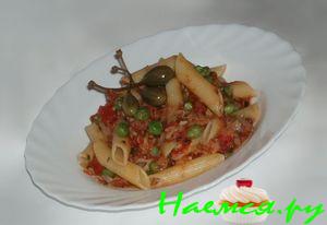 Пенне "Фабиано" (с горошком и тунцом) Пенне "Фабиано" (с горошком и тунцом)