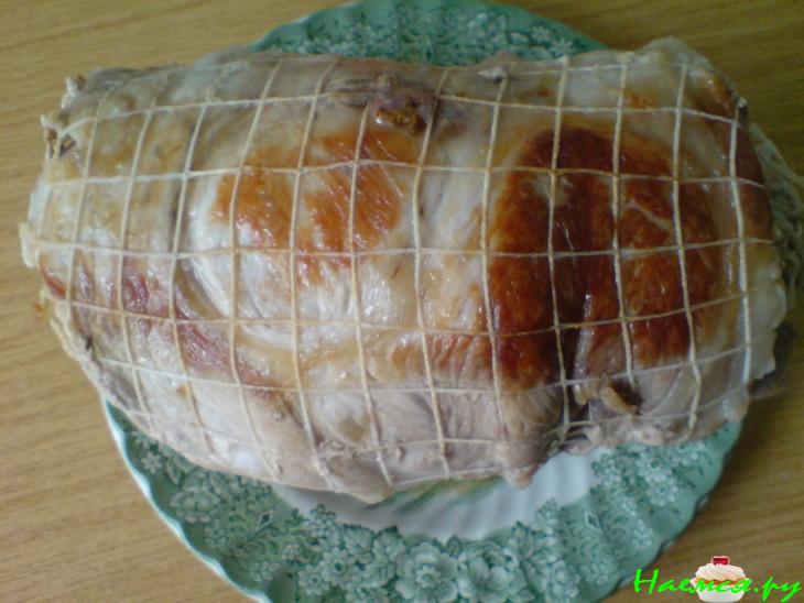 Тушенное мясо (свиная грудинка)