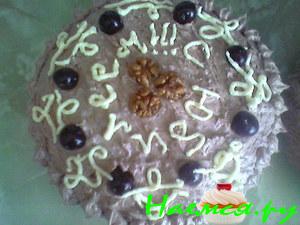 Торт 'Вишнево-шоколадно-ореховый'