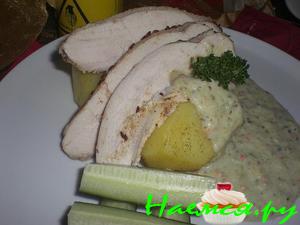 Грудинка на пару