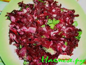 Салат "Морской" с сельдью