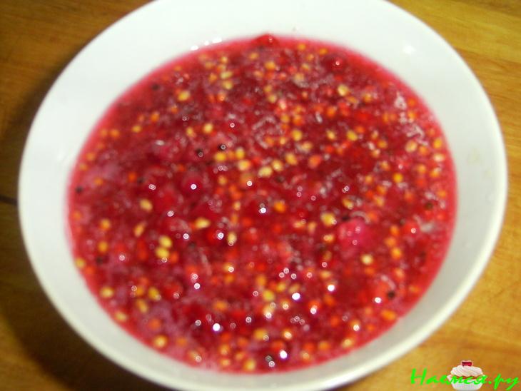 Кисель из красной смородины