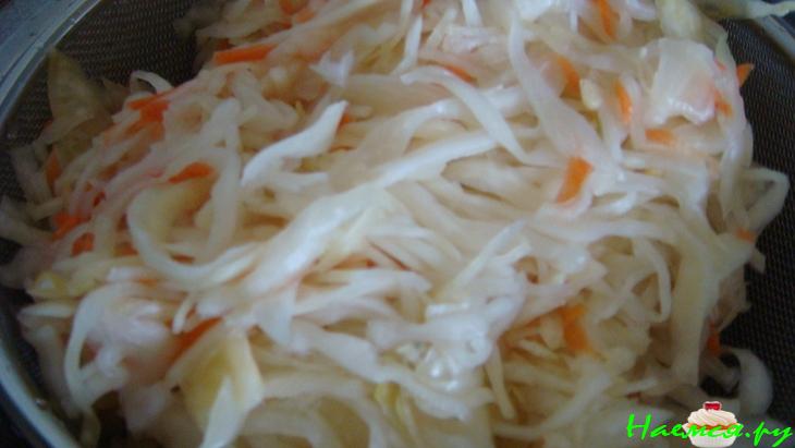 Квашеная капуста тушеная