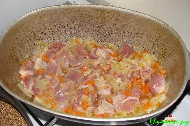 Пшеничный плов с индейкой