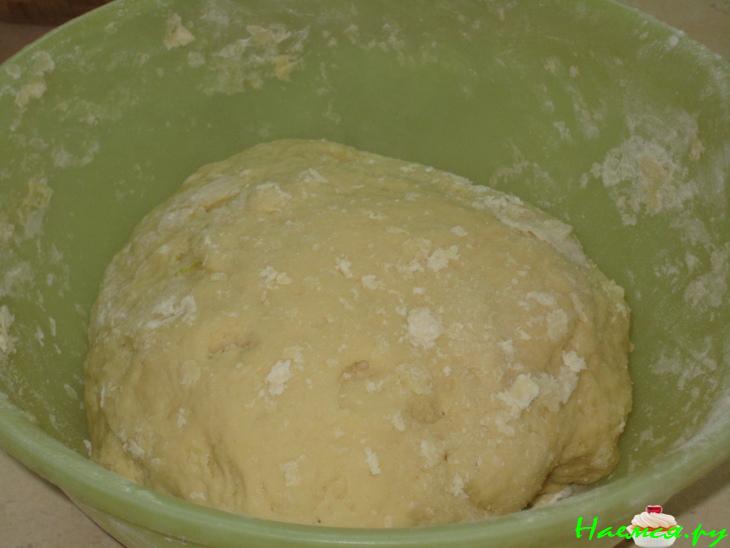 Песочный пирог с ревнем