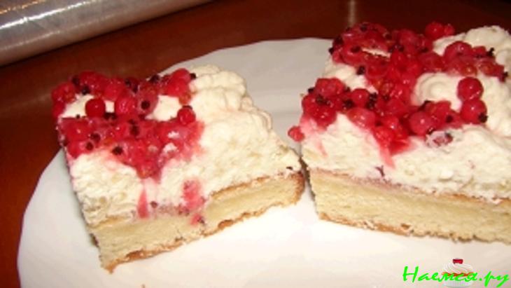 Пирог 'Красное и белое'