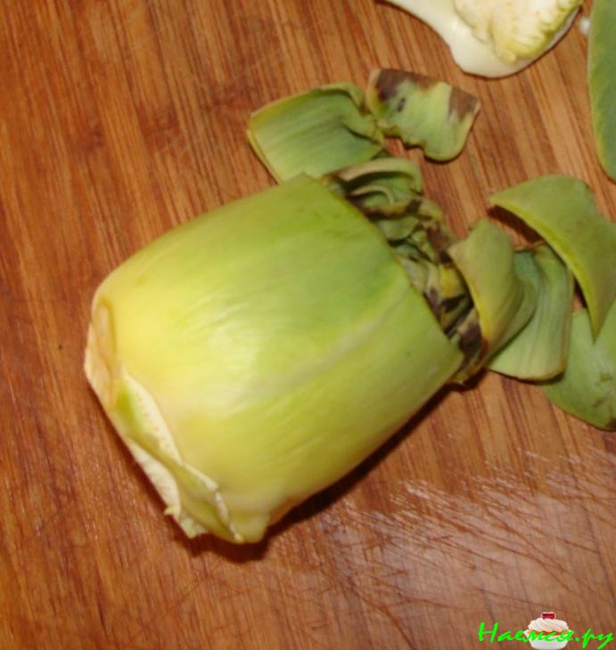 Артишоки с хамоном