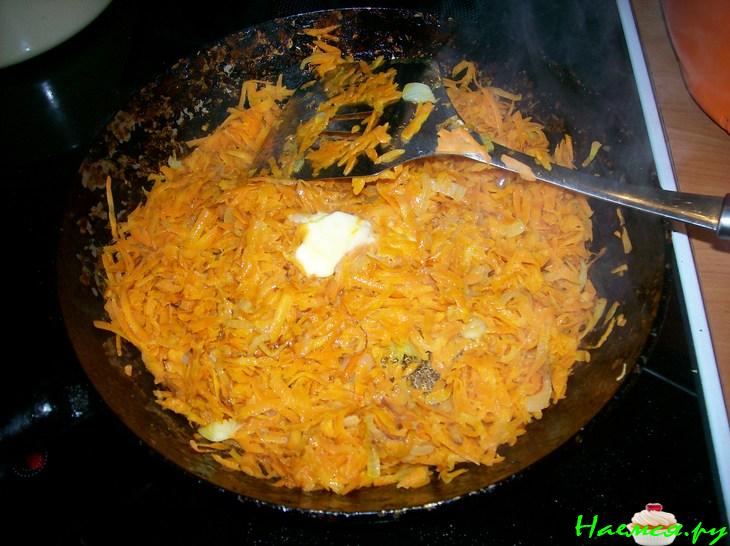 Пирог с морковью (несладкий, вариант начинки)