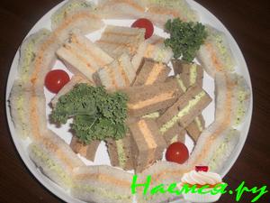 Слоенные мини-бутерброды