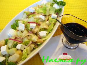 Салат с кольраби и финиками Салат с кольраби и финиками