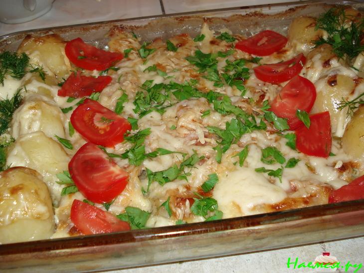 Рыба с беконом