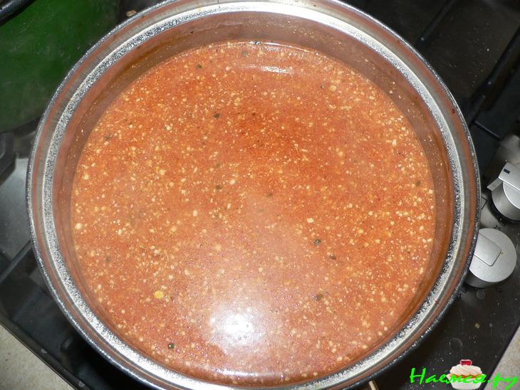 Чанахи с сушёными белыми грибами Чанахи с сушёными белыми грибами