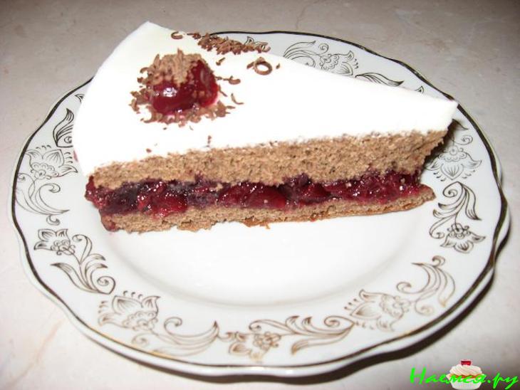 Торт бисквитный 'Вишневый' Торт бисквитный 'Вишневый'