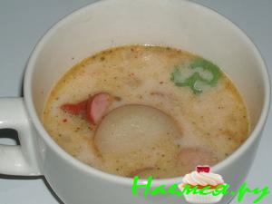 Тосканский супчик с говяжьими колбасками Тосканский супчик с говяжьими колбасками