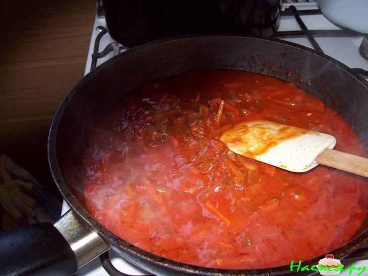 Рассольник сваренный на костре