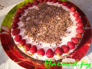 Итальянский клубничный торт