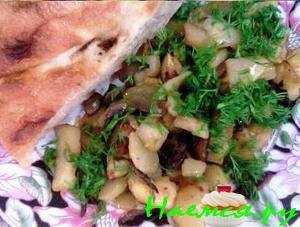 Жаркое с грибами