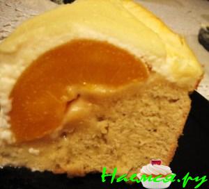 Пирог с творогом и абрикосами