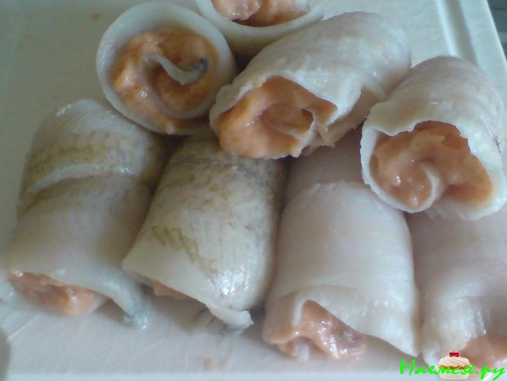 Рыбные рулеты с рыбной начинкой