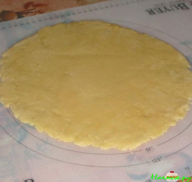 Черничный песочный пирог