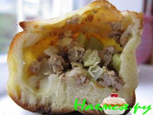 Пирожки на кефире с сочной начинкой