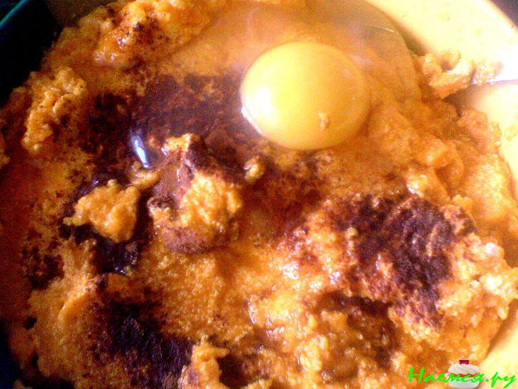 Творожники морковные с яблочным гарниром