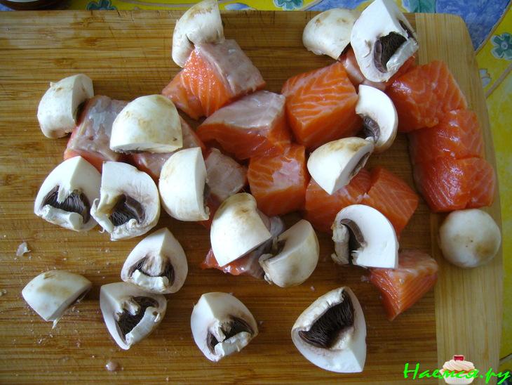 Шашлык из форели