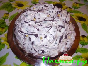 Торт 'Панчо' с кремом на сгущенном молоке