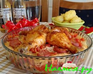 Курица по-польски Курица по-польски