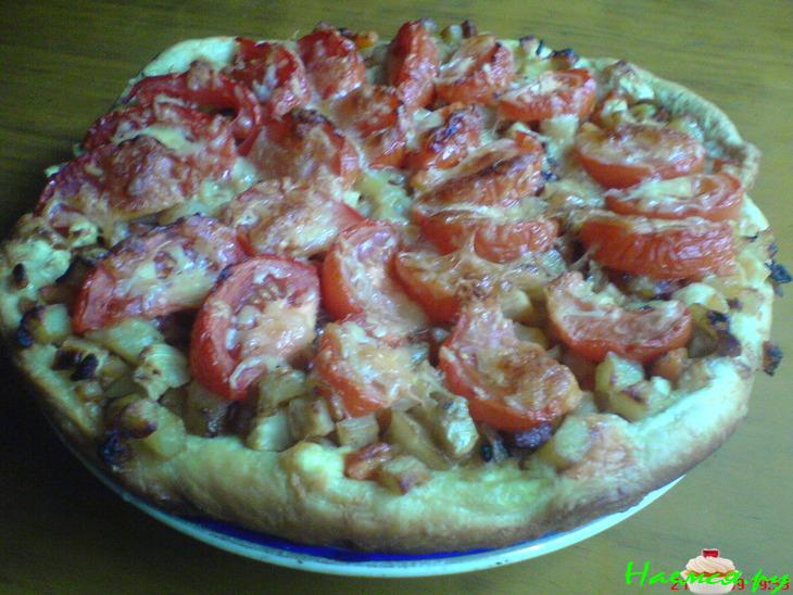 Слоёный пирог с овощами Слоёный пирог с овощами