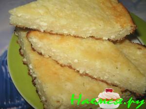 Запеканка творожная с лимонным вкусом