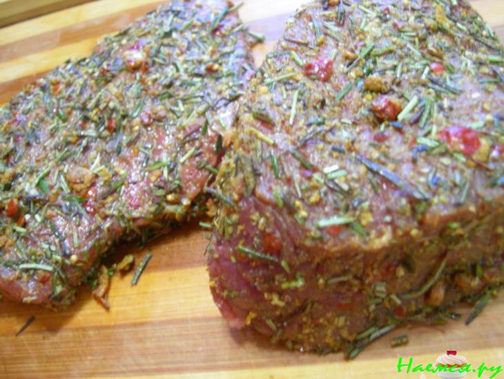 Говядина запеченная с лесным ароматом