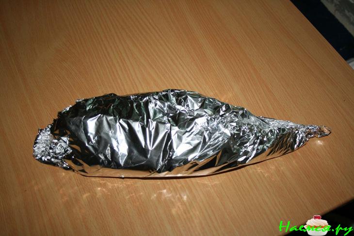 Скумбрия фаршированная с моцареллой