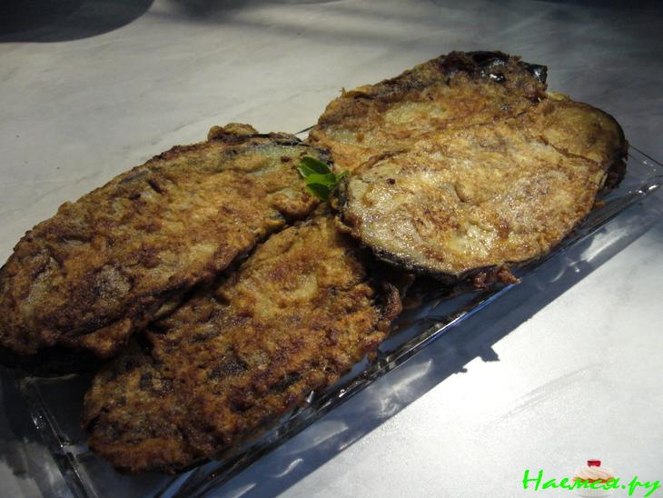 Шницель из баклажан