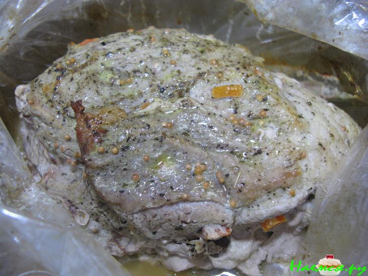 Свинина - буженина с рукава, вкусно, нежно, сочно ...