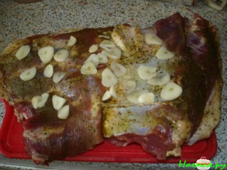 Рулет из сала