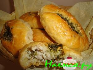 Чесночные пирожки
